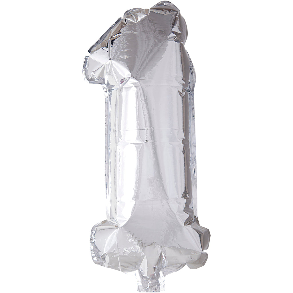 Ballon en aluminium Creativ company, 1, h : 41 cm, argent, 1 pièce
