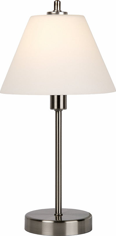 Lucide touch - lampe de table - ø 22 cm - 1xe14 - chrome mat