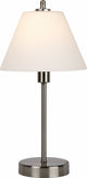 Lucide touch - lampe de table - ø 22 cm - 1xe14 - chrome mat