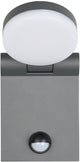 Trio adour - applique - anthracite - incl. 1x SMD 7,5W - couleur de lumière réglable - détecteur de mouvement - éclairage extérieur - IP44