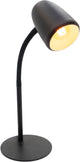 Lampe de table Eglo Carlo - lampe de bureau - e14 - 46 cm - noir - inclinable