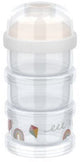 Tour de lait en poudre Mepal mio 3 pièces - 360 ml - joint hermétique avec bouchon shaker - stockage et dosage multifonctionnels - arc-en-ciel ensoleillé