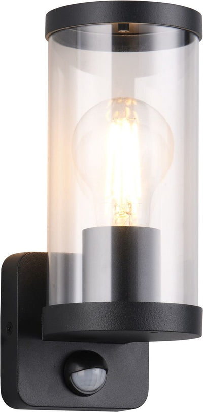 Rl live your light reality bonito - applique murale - couleur rouille - excl. 1x e27 4w - détecteur de mouvement - éclairage extérieur - ip44
