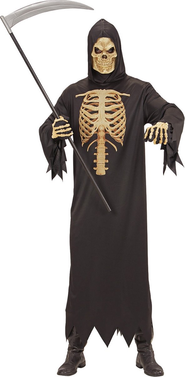 Finidi Bourreau Costume de Faucheuse | faucheuse de poitrine réaliste | homme | xl | costume de carnaval | déguisements