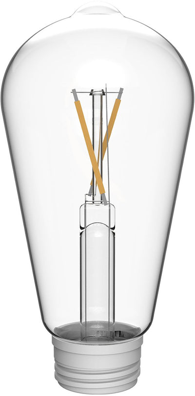Philips LED Lampe à filament remplaçable Philips pour lampes solaires d'extérieur - design classique - lumière blanche chaude 2700k - énergie solaire
