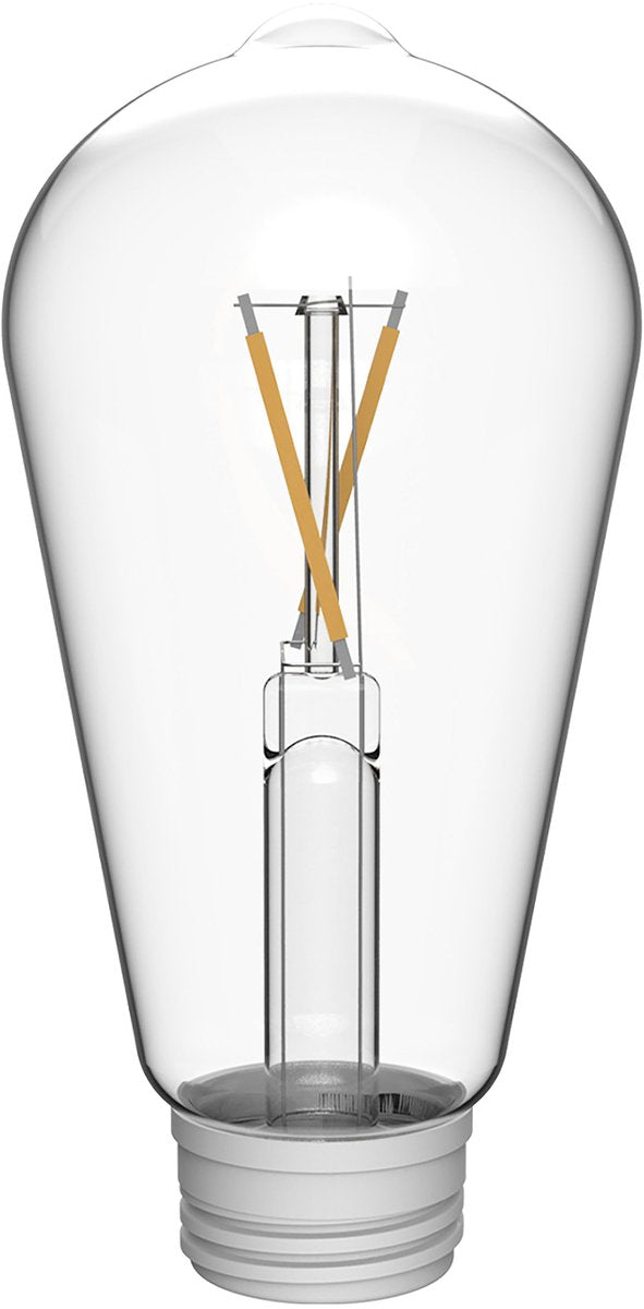 Philips LED Lampe à filament remplaçable Philips pour lampes solaires d'extérieur - design classique - lumière blanche chaude 2700k - énergie solaire