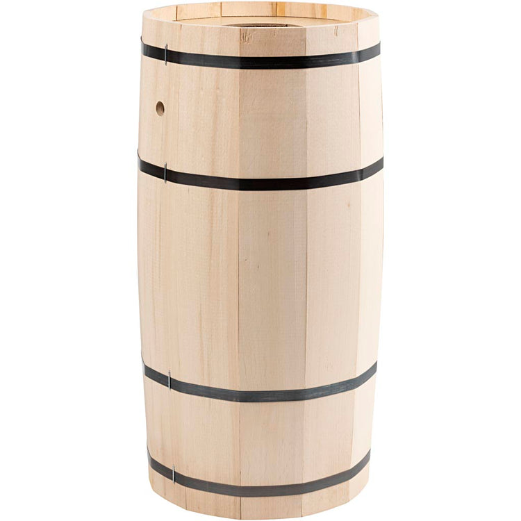 Fût de carnaval, hêtre, h : 54 cm, d 26 cm, grand, 1 pièce