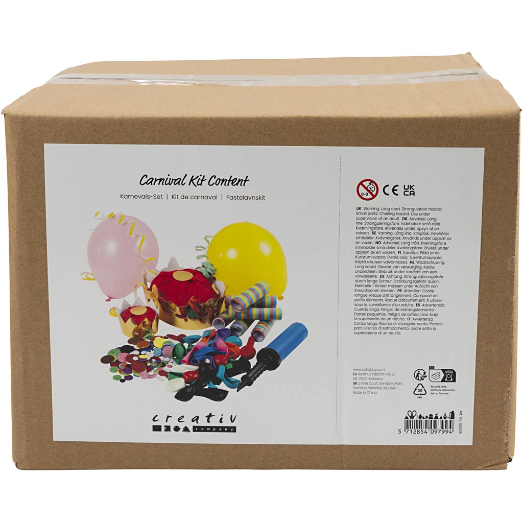 Coffret de carnaval Creativ Company, 1 set