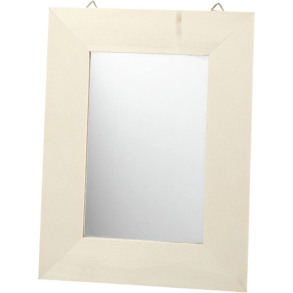 Miroir avec cadre en bois