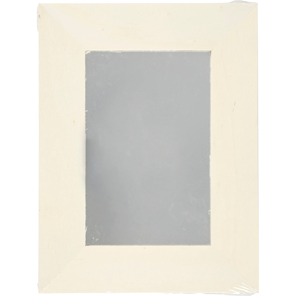 Miroir avec cadre en bois