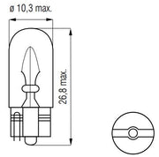 Bosma Lamp 12V-3W coin T10 - afbeelding 2
