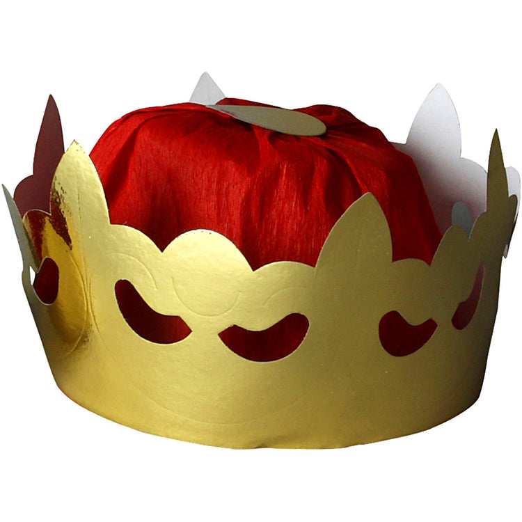 Couronne royale Creativ company, h: 11 cm, d 19 cm, or, 1 pièce