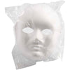 Masque d'entreprise Creativ, h : 22 cm, l : 17 cm, blanc, 1 pièce