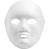 Masque d'entreprise Creativ, h : 22 cm, l : 17 cm, blanc, 1 pièce