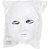 Masque de la société Creativ, H: 22 cm, b: 17 cm, blanc, 10 pièces 1 boîte