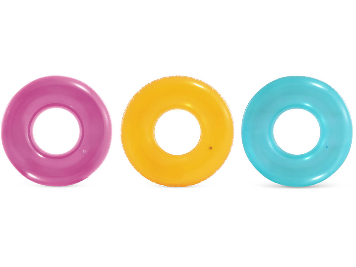 Rose de piscine coloré transparent Intex