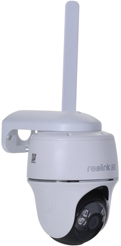 Caméra de sécurité extérieure Reolink 4K 4G-LTE sur batterie, avec carte microSD 32 Go, détection de personnes, véhicules, animaux, panoramique et inclinaison
