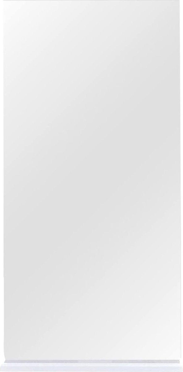 Miroir de salle de bain Differnz étanche 80x40 cm avec étagère blanc