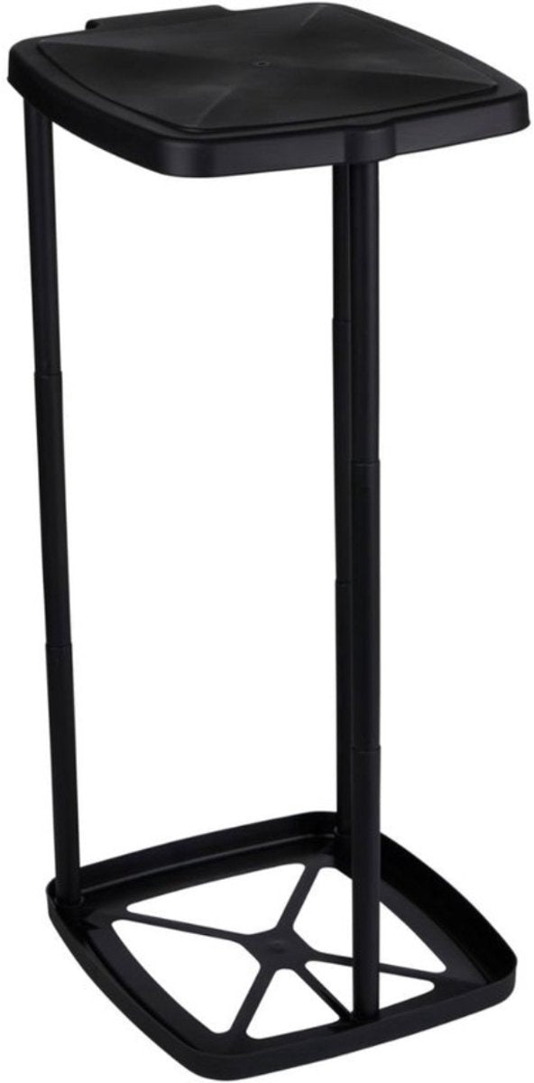 Porte-sac poubelle de camping Camp active - support pliable pour sacs à déchets organiques ou de jardin - convient pour env. Sacs poubelle 60l - légers et robustes - 34x29x69 cm