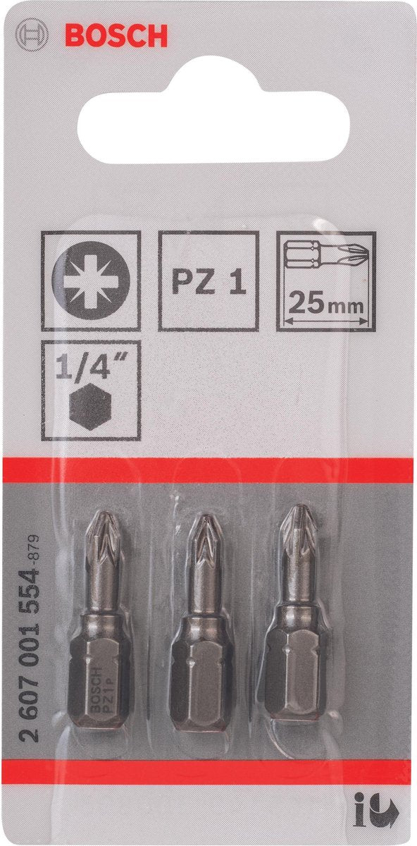 Embout tournevis Bosch Prof Phillips PZ1 (3)