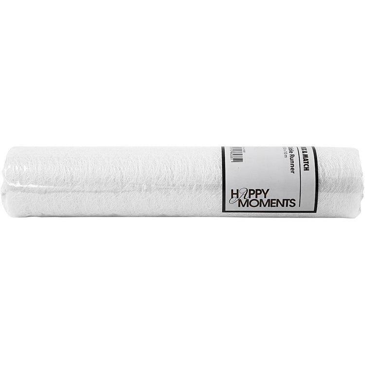 Chemins de table Creativ company, l: 30 cm, blanc, 10 m 1 rouleau