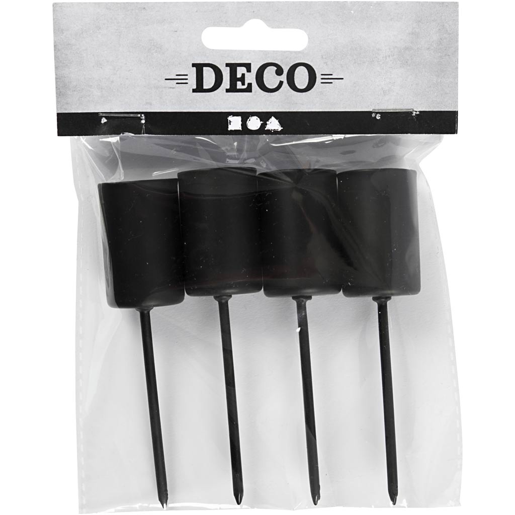 Bougeoir Creativ company, h : 9,5 cm, d 22,5 mm, 4 pièces 1 boîte