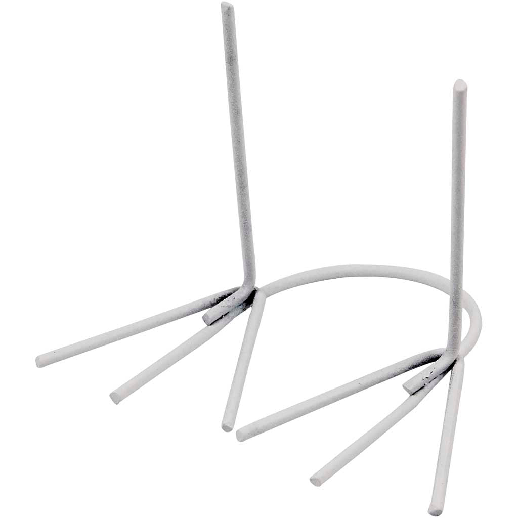 Creativ company pattes de poulet, h : 5 cm, l : 3,5 cm, blanc, 20 paires 1 boîte