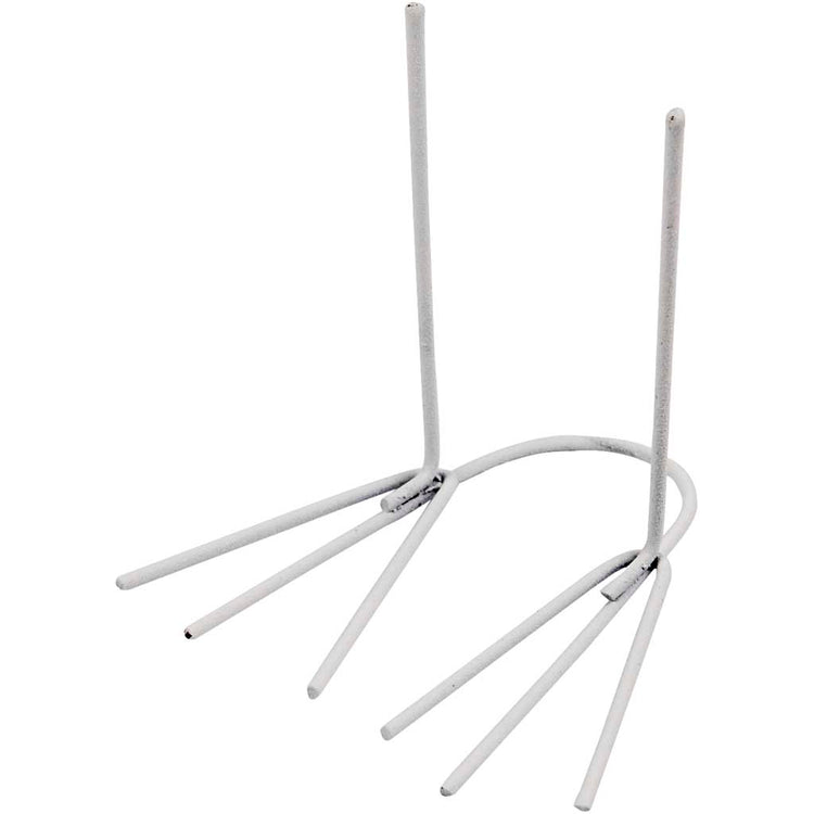 Creativ company pattes de poulet, h : 4,5 cm, l : 2,5 cm, blanc, 20 paires 1 boîte