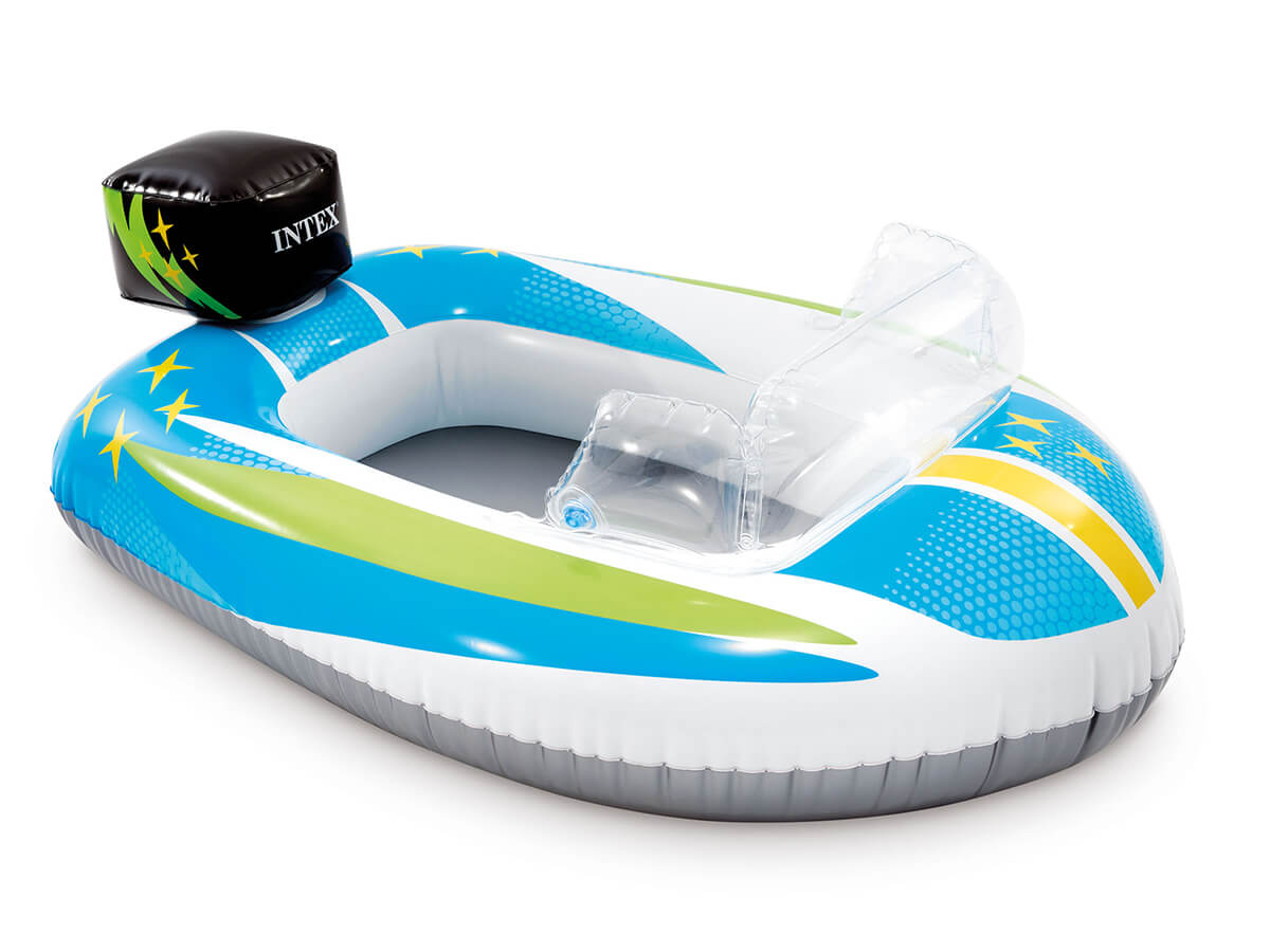 Piscine d'intex Kinderbootje-Speedboot-Blauw