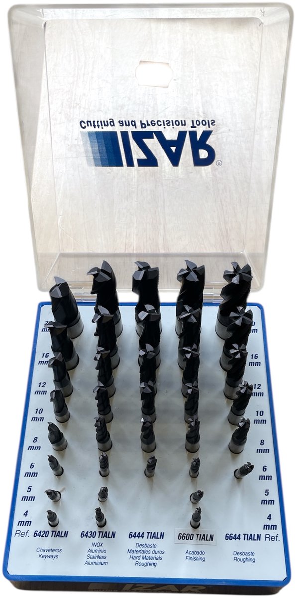 Jeu de forets hélicoïdaux Izar - embouts hélicoïdaux différents de 4 à 20 mm