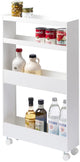 Yamazaki desserte de cuisine 4 niveaux - tour - blanc