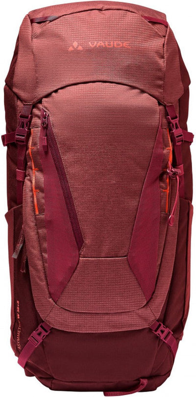 Vaude sac à dos de trekking sac à dos de marche femme asymétrique 38 + 8 cerise foncée rouge foncé