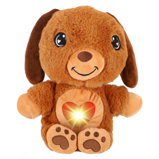 Animal étreint de base en peluche avec projecteur + lumière