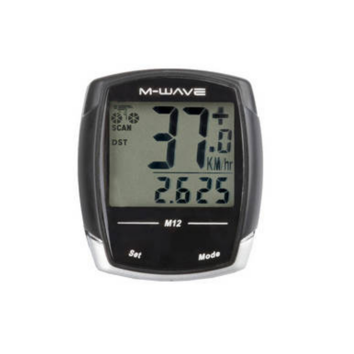 M-Wave Bicycle Computer 12 Fonctions noires