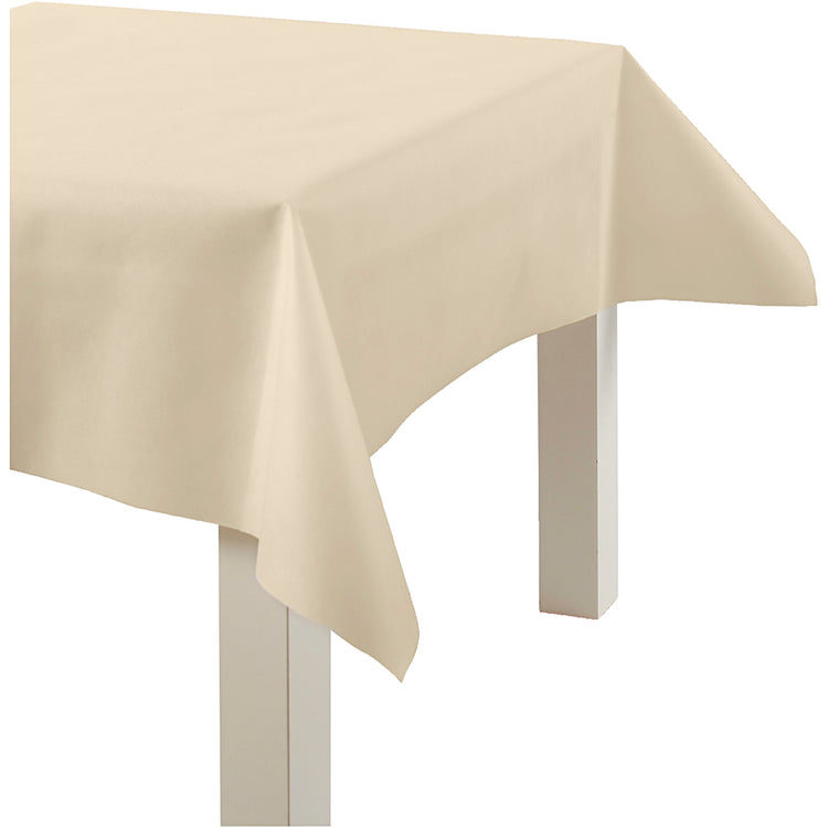 Nappe Creativ company en imitation textile, l: 125 cm, 70 gr, jaune clair, 10 m 1 rouleau