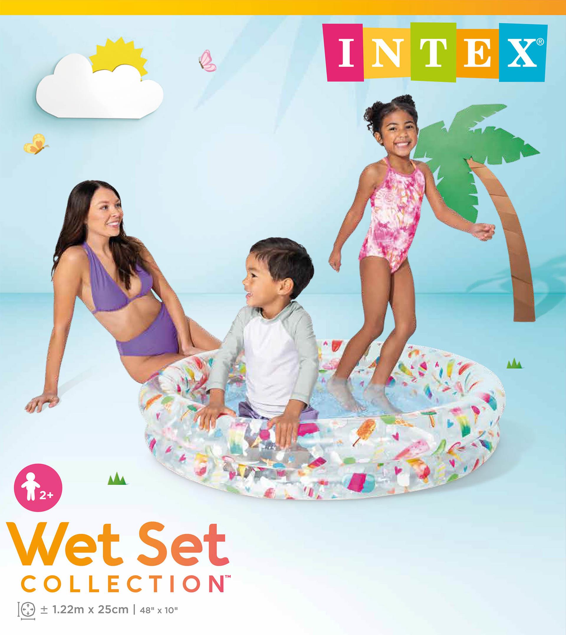 Impression de glace pour piscine Intex 122x25