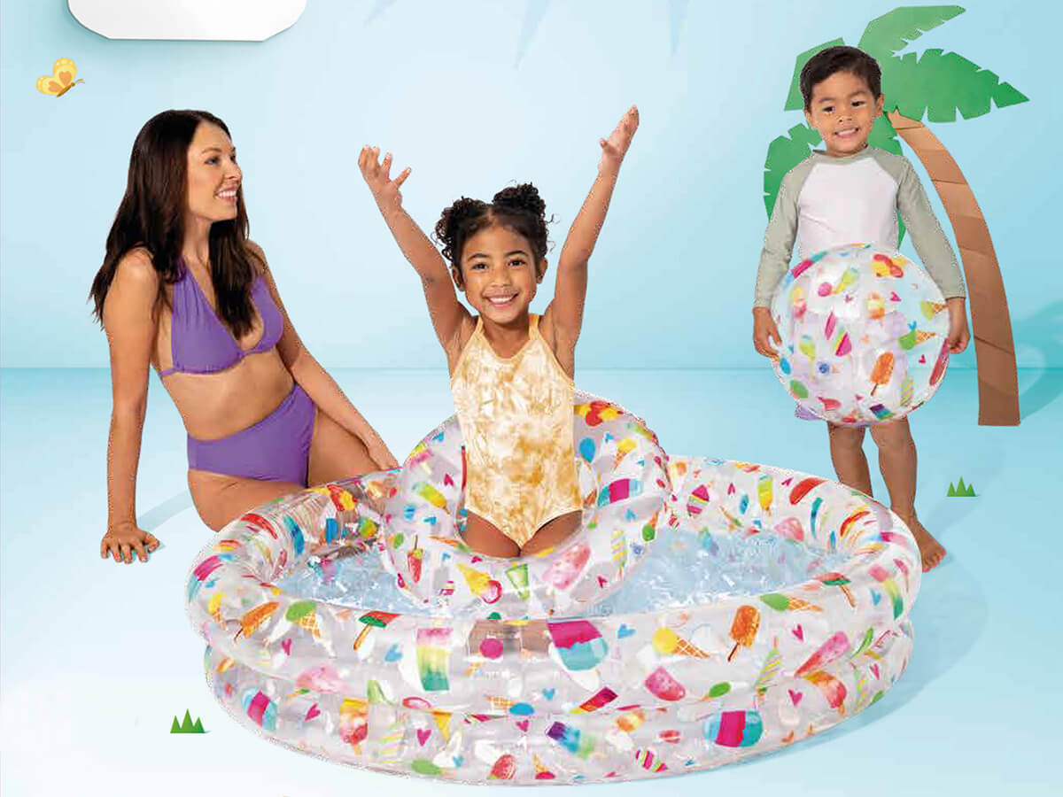 Ensemble de piscine si fruité