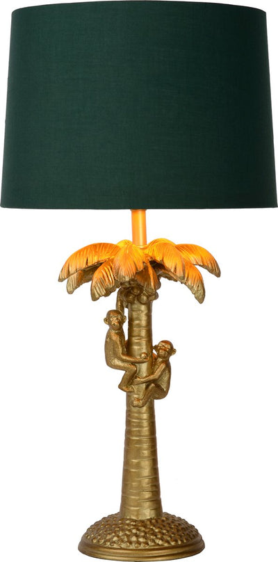Lucide extravaganza coco - lampe de table - ø 30,5 cm - 1xe27 - laiton doré mat