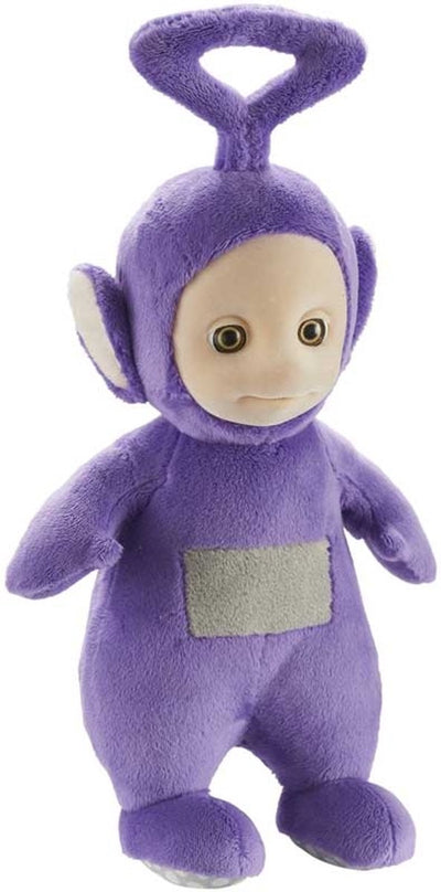Chillfactor Teletubbies en peluche Tinky Winky parlant en peluche.