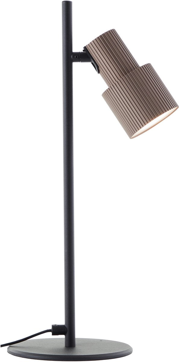 Cadix brillant - lampe tafel - led 1xgu10 excl. -brons -noir