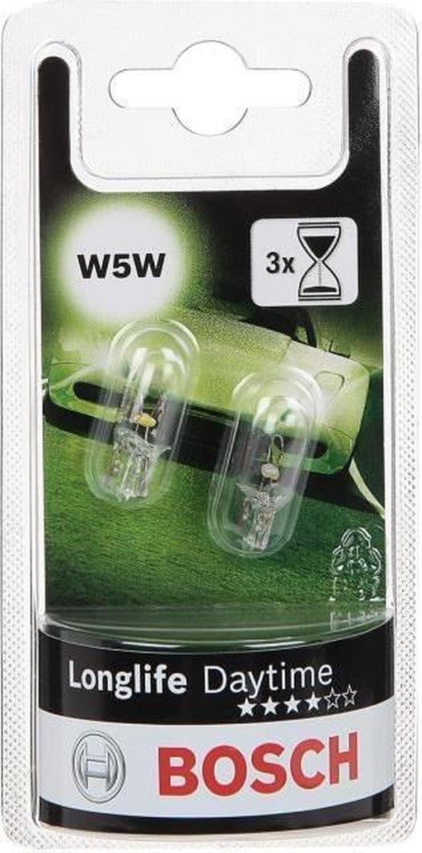 Ampoule Bosch longue durée de jour 2 w5w 12v 5w