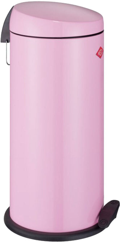 Wesco capboy maxi poubelle | poubelle à pédale | 22 litres | métal - rose | poubelle - fabriquée en Allemagne