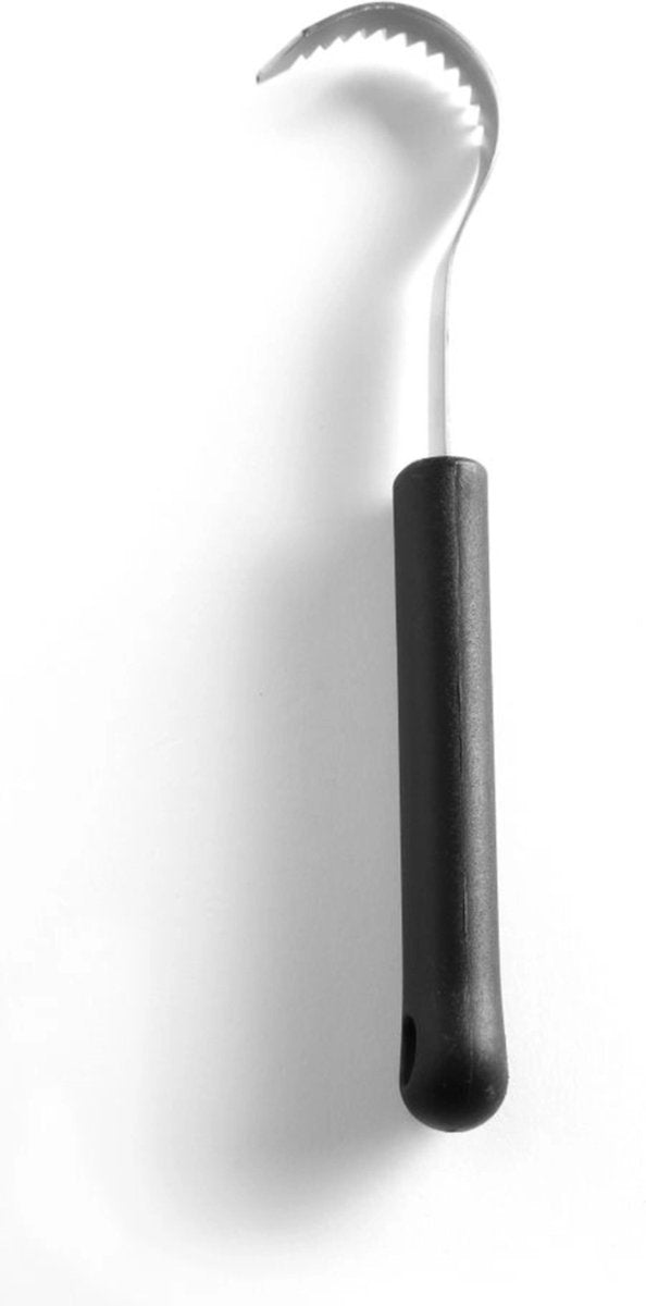 Bigoudi à beurre Hendi – dentelé – noir – 190 mm – acier inoxydable