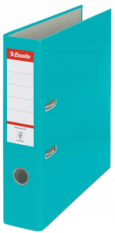 Esselte eko 11282 - classeur - a4 75mm - turquoise - durable - respectueux de l'environnement - robuste