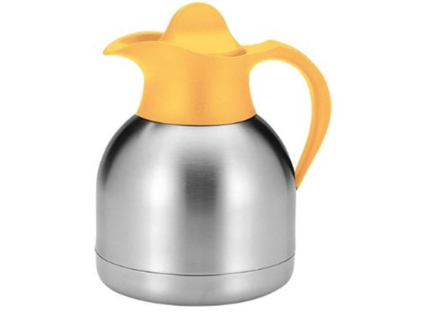 Pichet isotherme Cater-profi inox bouchon à vis jaune 1l
