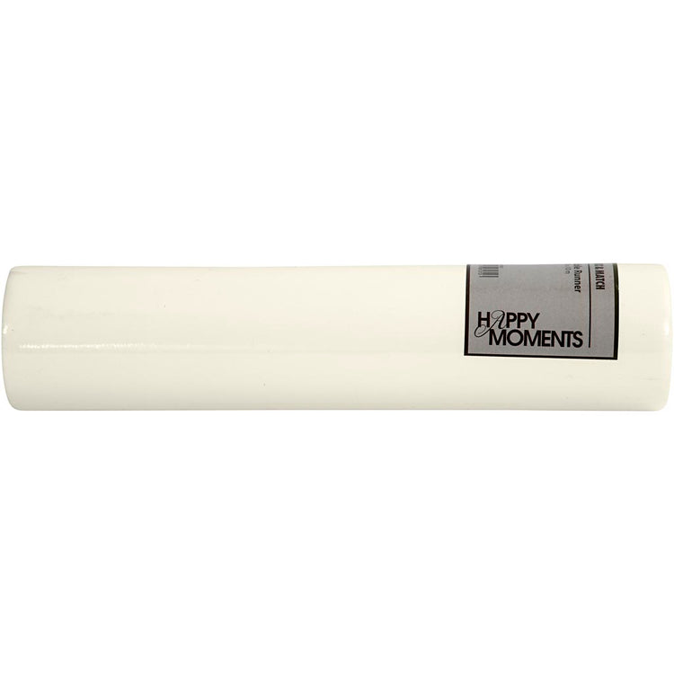 Chemin de table Creativ company en imitation tissu, l: 35 cm, 70 g, crème, 10 m 1 rouleau