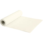 Chemin de table Creativ company en imitation tissu, l: 35 cm, 70 g, crème, 10 m 1 rouleau - afbeelding 1