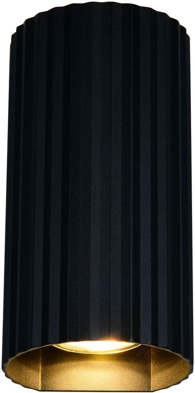 Trio soka - applique - noir mat - excl. 2x gu10 5 w - éclairage haut et bas - montage mural