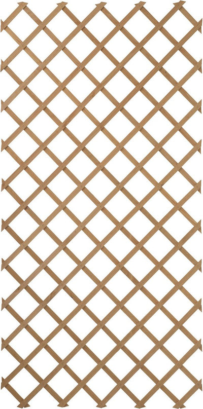 Nature Nature latwerk pour jardin 100x200 cm Bois naturel 6041703