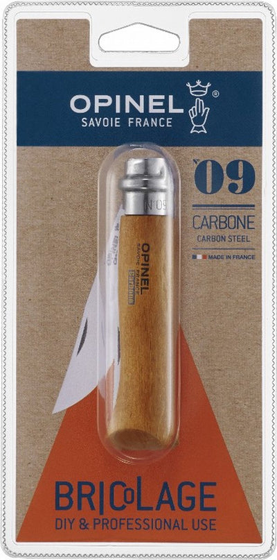 Couteau de poche Opinel en acier au carbone no. 9